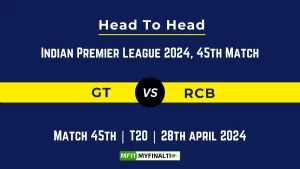 GT vs RCB Head to Head, player records, and player Battle, IPL 2024 [28th April 2024]