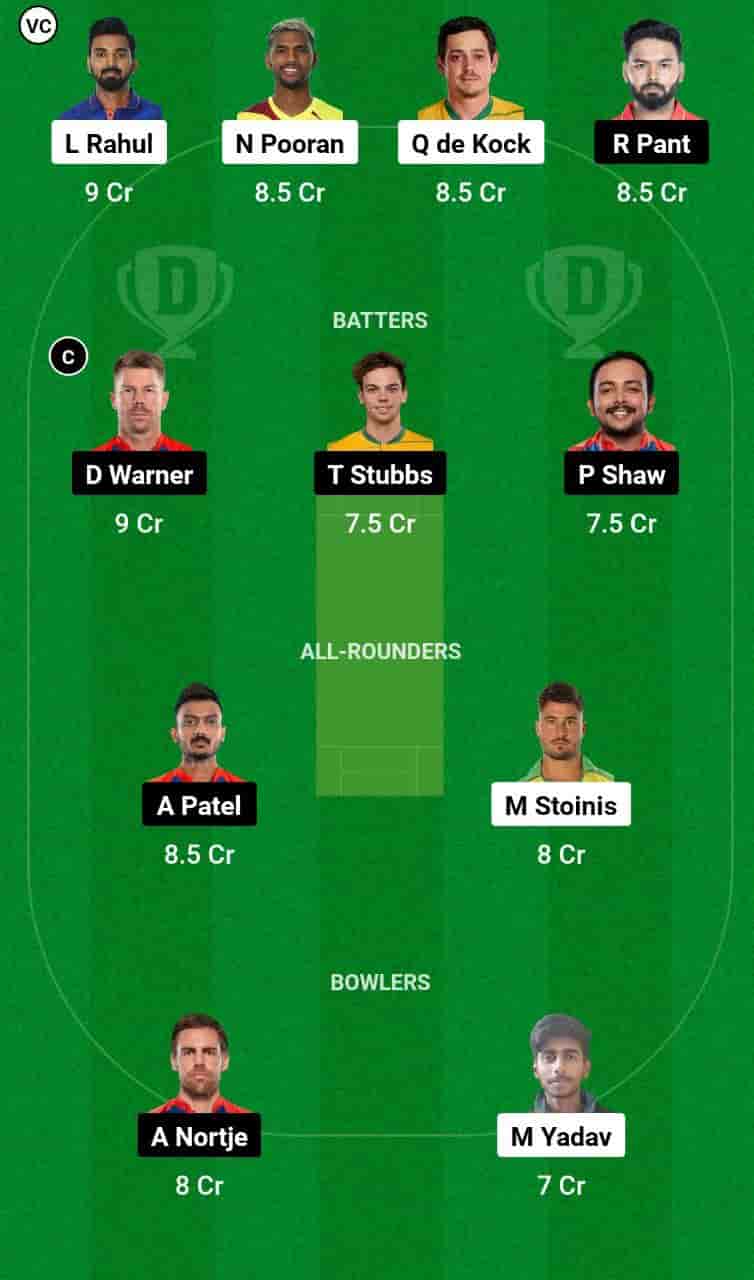 LKN vs DC Dream11 Prediction Today is the 26th T20 Match of the Indian Premier League 2024 (IPL). This match will be hosted at the Bharat Ratna Shri Atal Bihari Vajpayee Ekana Cricket Stadium, Lucknow, scheduled for the 12th of April 2024, at 07:30 IST. Lucknow Super Giants (LKN) vs Delhi Capitals (DC ) match In-depth match analysis & Fantasy Cricket Tips. Get Venue Stats of the Bharat Ratna Shri Atal Bihari Vajpayee Ekana Cricket Stadium, Lucknow pitch report