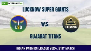 LKN vs GT Dream11 Prediction: In-Depth Analysis, Venue Stats, and Fantasy Cricket Tips for Lucknow Super Giants vs Gujarat Titans, 21st T20, Indian Premier League [7th Apr 2024]