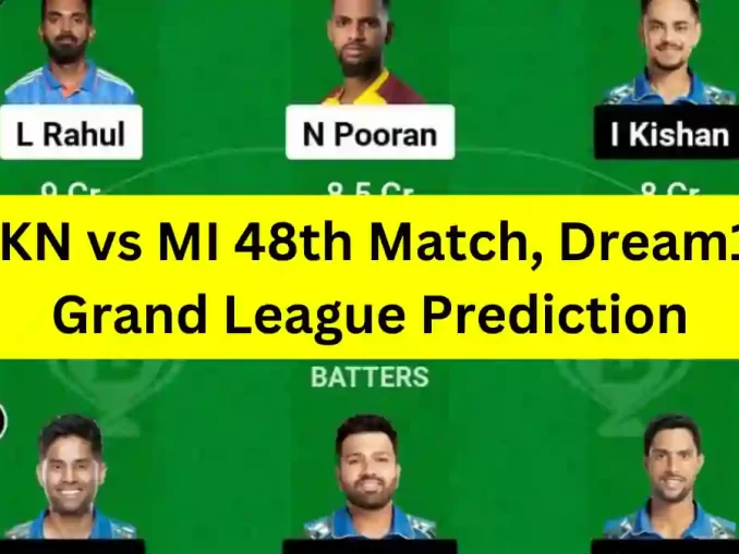 LKN vs MI 48th Match, Dream11 Grand League Prediction