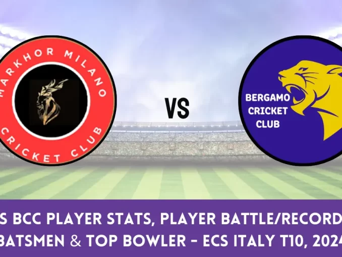 MAR vs BCC Player Stats, Player Battle/Record - Top Batsmen & Top Bowler - ECS Italy T10, 2024