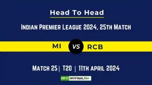 MI vs RCB Head to Head, player records, and player Battle, Top Batsmen & Top Bowlers records for 25th T20 match of Indian Premier League 2024 [11th April 2024]