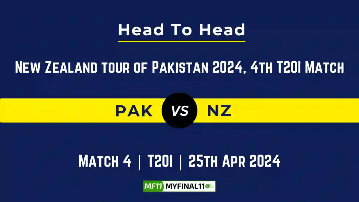 PAK vs NZ Head to Head, PAK vs NZ player records, PAK vs NZ player Battle, and PAK vs NZ Player Stats, PAK vs NZ Top Batsmen & Top Bowlers records for the upcoming match of the New Zealand tour of Pakistan 2024, 4th T20I Match, which will see Pakistan taking on New Zealand, in this article, we will check out the player statistics, Furthermore, Top Batsmen and top Bowlers, player records, and player records, including their head-to-head records.