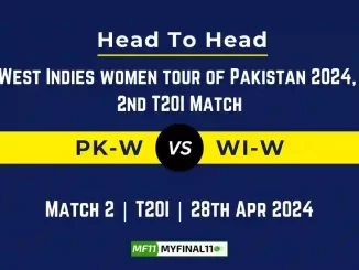 PK-W vs WI-W Head to Head, PK-W vs WI-W player records, PK-W vs WI-W player Battle, and PK-W vs WI-W Player Stats, PK-W vs WI-W Top Batters & Top Bowlers records for the Upcoming West Indies tour of Pakistan 2024, 2nd T20I Match, which will see Pakistan Women taking on West Indies Women, in this article, we will check out the player statistics, Furthermore, Top Batters and top Bowlers, player records, and player records, including their head-to-head records