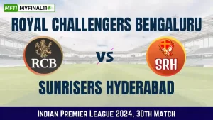 RCB vs SRH Dream11 Prediction