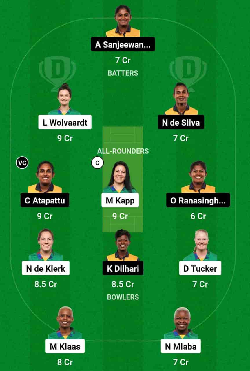 SA-W vs SL-W Dream11 Prediction Today 3rd ODI Match of the Sri Lanka Women's tour of South Africa 2024. This match will be hosted at Senwes Park, Potchefstroom, scheduled for 17th Apr 2024, at 05:30 PM IST. South Africa Women (SA-W) vs Sri Lanka Women (SL-W) match In-depth match analysis & Fantasy Cricket Tips. Get venue stats for the Senwes Park, Potchefstroom pitch report.