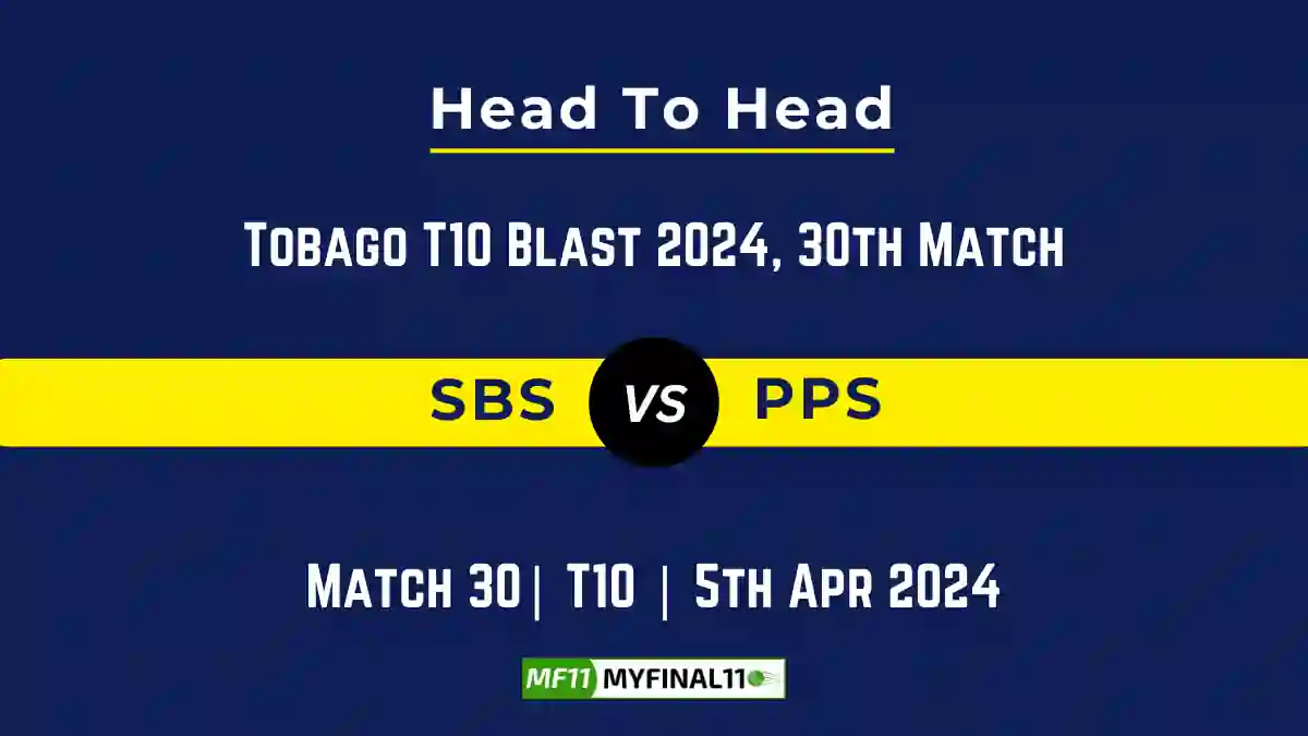 SBS vs PPS Head to Head, SBS vs PPS player records, SBS vs PPS player Battle, and SBS vs PPS Player Stats, SBS vs PPS Top Batsmen & Top Bowlers records for the Upcoming Tobago T10 Blast 2024, 30th T10 Match, which will see Store Bay Snorkelers taking on Pigeon Point Skiers, in this article, we will check out the player statistics, Furthermore, Top Batsmen and top Bowlers, player records, and player records, including their head-to-head records