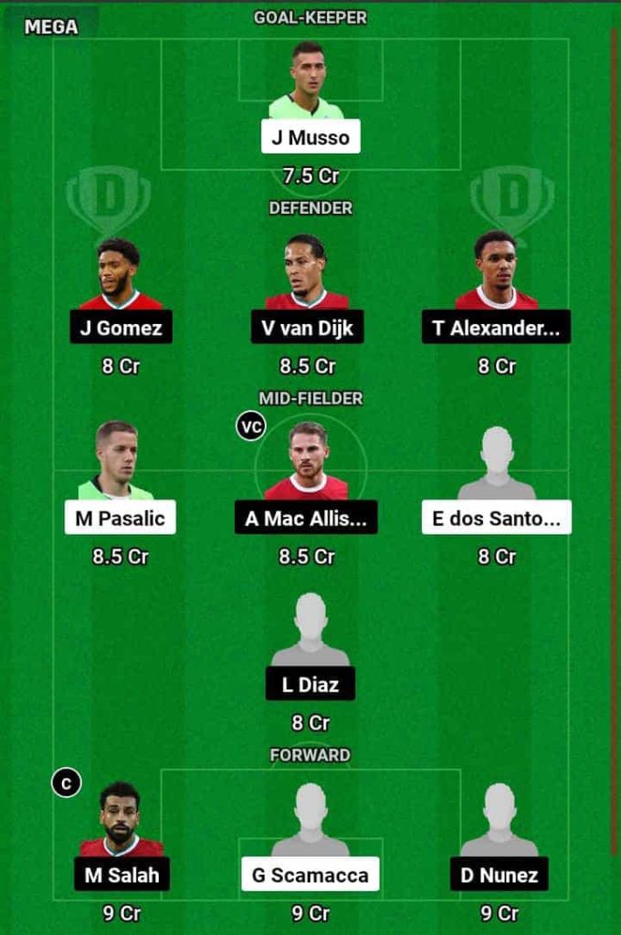 ATN vs LIV Dream11 Prediction Today Football Match.