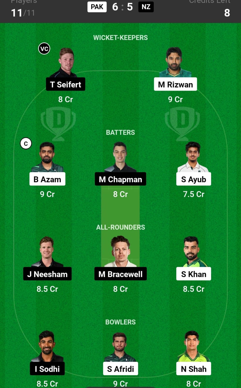 PAK vs NZ Dream11 Prediction Today Match: Pakistan (PAK) vs New Zealand (NZ) ,1st T20I