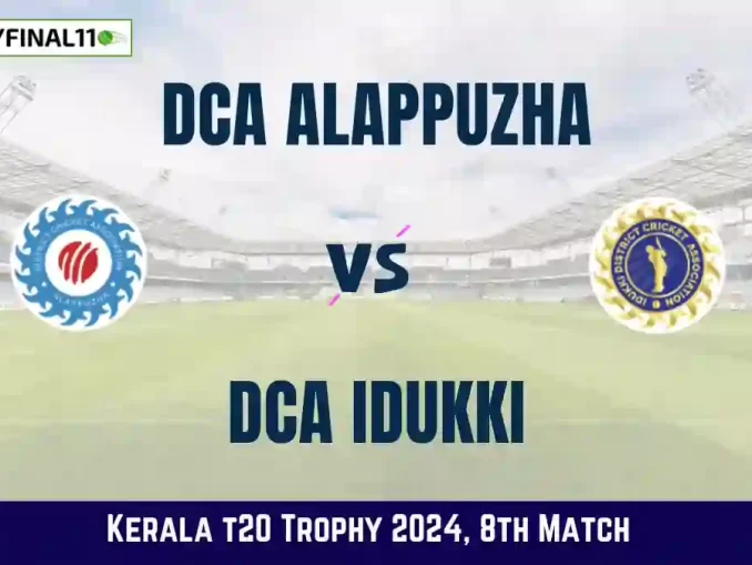 APH vs IDK Dream11 Prediction & Player Stats, 8th Match, Kerala T20 Trophy, 2024