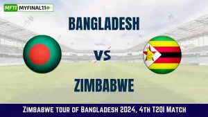 BAN vs ZIM Dream11 Prediction, 4th T20I: In-Depth Analysis, Venue Stats, and Fantasy Cricket Tips for Bangladesh vs Zimbabwe [10th May 2024]