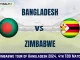 BAN vs ZIM Dream11 Prediction, 4th T20I: In-Depth Analysis, Venue Stats, and Fantasy Cricket Tips for Bangladesh vs Zimbabwe [10th May 2024]