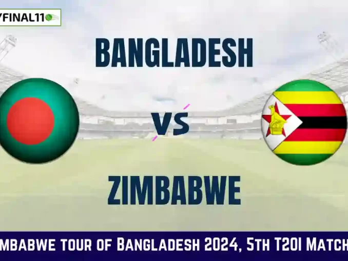 BAN vs ZIM Dream11 Prediction, 5th T20I: In-Depth Analysis, Venue Stats, and Fantasy Cricket Tips for Bangladesh vs Zimbabwe [12th May 2024]