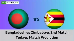 Bangladesh (BAN) and Zimbabwe (ZIM) will face off in their next match. Who will win the 2nd T20I Match of the Zimbabwe tour of Bangladesh 2024? Find out in the BAN vs ZIM Today Match Prediction. The cricket match between Bangladesh and Zimbabwe will be held on Sunday, May 5th, at the Venue Zahur Ahmed Chowdhury Stadium, Chattogram