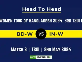 BD-W vs IN-W Head to Head, BD-W vs IN-W player records, BD-W vs IN-W player Battle, and BD-W vs IN-W Player Stats, BD-W vs IN-W Top Batsmen & Top Bowlers records for the upcoming match of the India Women tour of Bangladesh 2024, 3rd T20I Match, which will see Bangladesh Women taking on India Women, in this article, we will check out the player statistics, Furthermore, Top Batsmen and top Bowlers, player records, and player records, including their head-to-head records