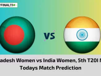 BD-W vs IN-W Today Match Prediction, 5th T20I Match: Bangladesh Women vs India Women Who Will Win Today Match?