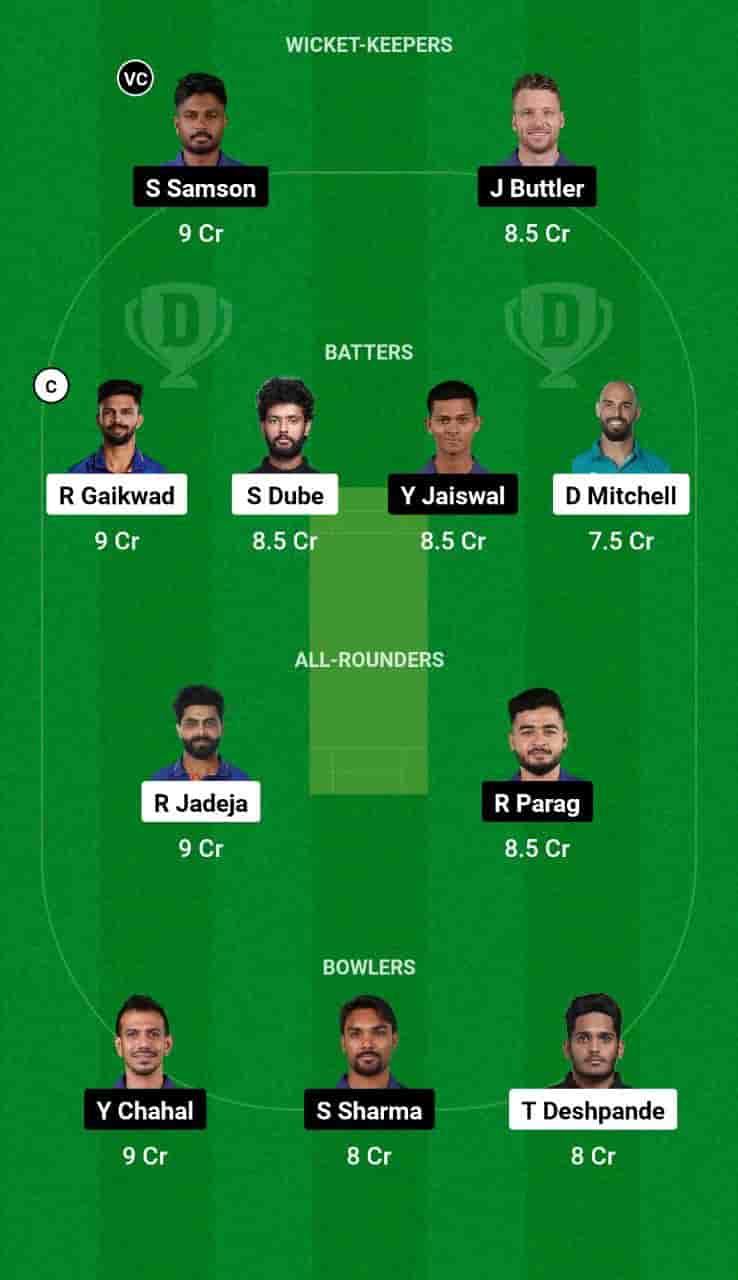CHE vs RR Dream11 Prediction Today is the 61st T20 Match of the Indian Premier League 2024 (IPL). This match will be hosted at the MA Chidambaram Stadium, Chennai, scheduled for the 12th of May 2024, at 03:30 PM IST. Chennai Super Kings (CHE) vs Rajasthan Royals (RR ) match In-depth match analysis & Fantasy Cricket Tips. Get Venue Stats of the MA Chidambaram Stadium, Chennai pitch report.