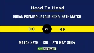 DC vs RR Head to Head, Player Battle, Player Records Stats IPL 2024, Match 56th