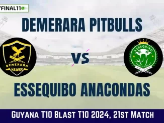 DMP vs EQA Dream11 Prediction & Player Stats, 21st T10 Match, Guyana T10 Blast, 2024