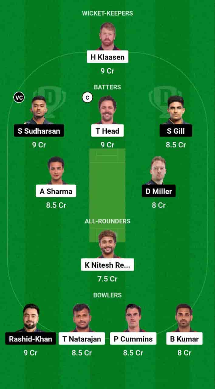 SRH vs GT Dream11 Prediction- The 66th T20 Match of the Indian Premier League 2024 (IPL) will be played between Sunrisers Hyderabad (SRH) and Gujarat Titans (GT ) at the Rajiv Gandhi International Stadium, Uppal, Hyderabad. The match is scheduled to take place on the 16th of May 2024 at 07:30 PM IST. You can find an in-depth match analysis and Fantasy Cricket Tips for this match. Additionally, you can get venue stats for the Rajiv Gandhi International Stadium, Uppal, Hyderabad, and the pitch report.