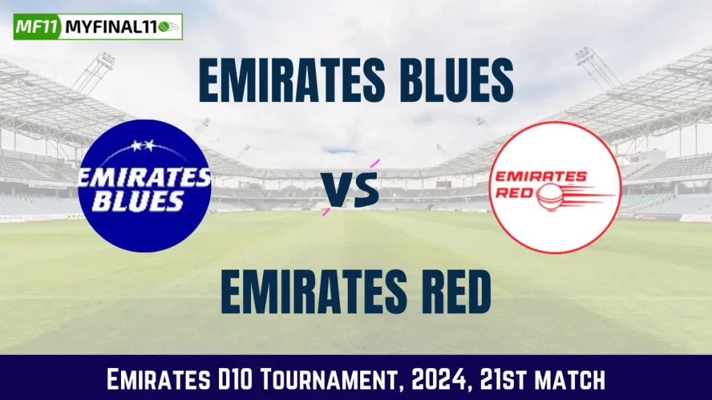 EMB vs EMR Dream11 Prediction, Pitch Report, and Player Stats, 21st Match, Emirates D10 Tournament 2024