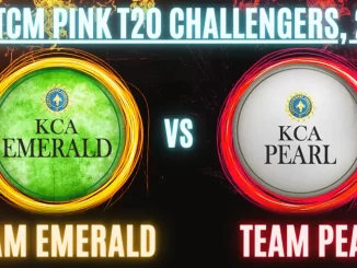 EME vs PEA Player Battle/Record, Player Stats - Team Emerald (EME) played against Team Pearl (PEA) in the 11th Match KCA TCM Pink T20 Challengers, 2024 tournament at St Xavier's College Ground, Thiruvananthapuram on May 31, 2024, at 9:00 AM.