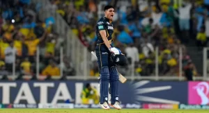 GT vs CSK: Shubman Gill's Explosive Celebration After Century