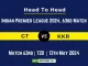 GT vs KKR Head to Head, player records, and player Battle, IPL 2024 [13th May 2024]