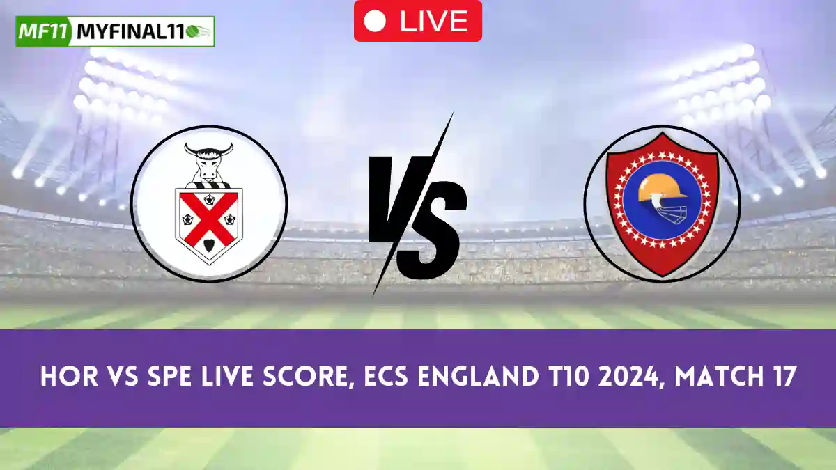 HOR vs SPE Live Score, ECS England T10 2024, Hornchurch vs Spencer Live Cricket Score & Commentary - Match 17