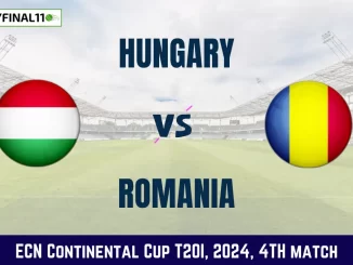 HUN vs ROM Dream11 Prediction, Pitch Report, and Player Stats, 4th Match, ECN Continental Cup T20I 2024