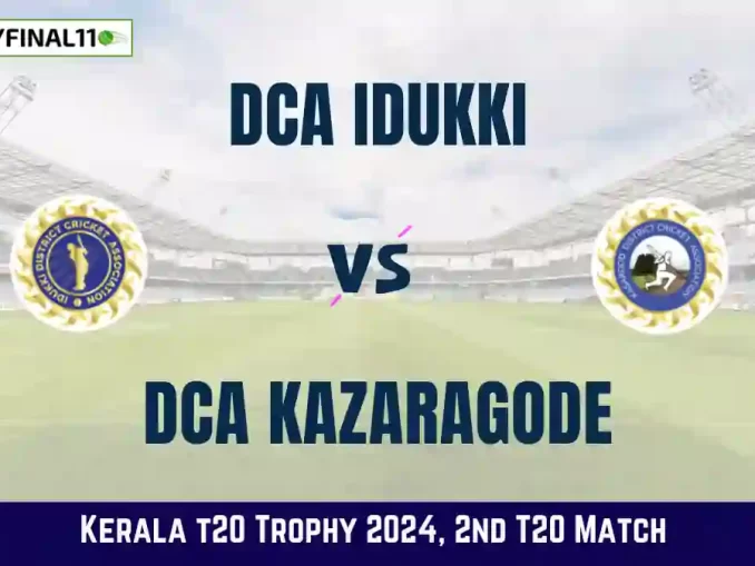 IDK s KAG Dream11 Prediction & Player Stats, 2nd Match, Kerala T20 Trophy, 2024