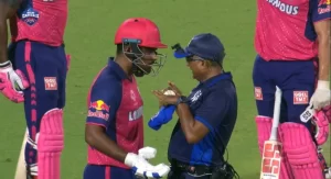 IPL 2024: Controversy has arisen over the dismissal of Sanju Samson