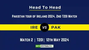 IRE vs PAK Head to Head, IRE vs PAK player records, IRE vs PAK player Battle, and IRE vs PAK Player Stats, IRE vs PAK Top Batsmen & Top Bowlers records for the upcoming match of the Pakistan tour of Ireland 2024, 2nd T20I Match, which will see Ireland taking on Pakistan, in this article, we will check out the player statistics, Furthermore, Top Batsmen and top Bowlers, player records, and player records, including their head-to-head records