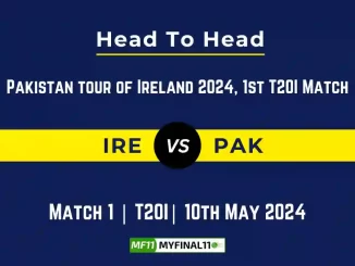 IRE vs PAK Head to Head, IRE vs PAK player records, IRE vs PAK player Battle, and IRE vs PAK Player Stats, IRE vs PAK Top Batsmen & Top Bowlers records for the upcoming match of the Pakistan tour of Ireland 2024, 1st T20I Match, which will see Ireland taking on Pakistan, in this article, we will check out the player statistics, Furthermore, Top Batsmen and top Bowlers, player records, and player records, including their head-to-head records