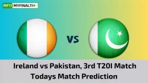 Ireland (IRE) and Pakistan (PAK) will face off in their next match. Who will win the 3rd T20I Match of the Pakistan tour of Ireland 2024? Find out in the IRE vs PAK Today Match Prediction. The cricket match between Ireland and Pakistan will be held on Sunday, May 14th, at the Venue Castle Avenue, Dublin