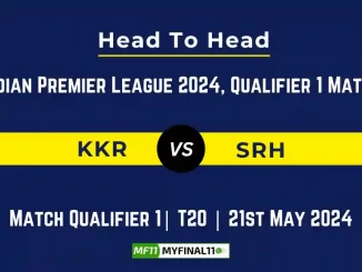 KKR vs SRH player battle, Head to Head Stats, Records for Qualifier 1 Match of IPL 2024