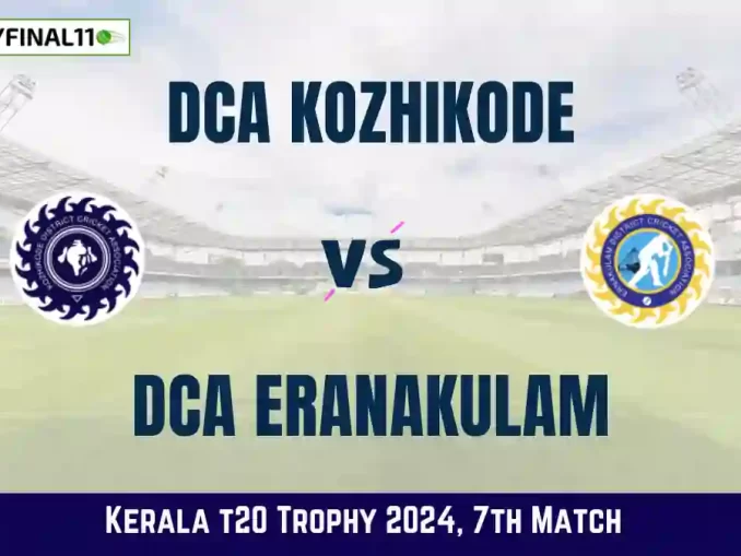 KOD vs ERL Dream11 Prediction & Player Stats, 7th Match, Kerala T20 Trophy, 2024
