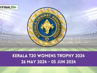 Kerala T20 Womens Trophy Live Score, Matches, scorecard, results, points table 2024