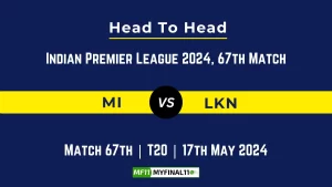 MI vs LKN player battle, Head to Head Stats, Records for 67th Match of IPL 2024