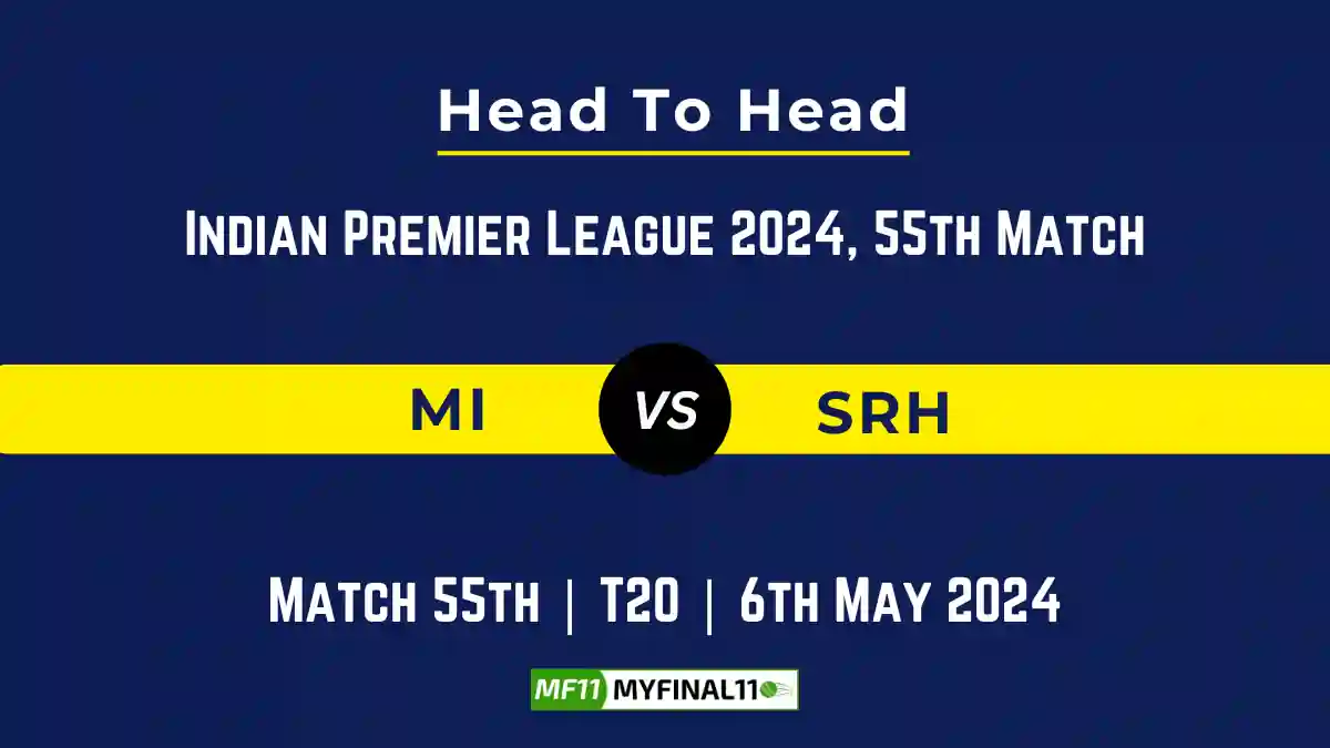 MI vs SRH Player Battle, Head to Head, Player Records Stats IPL 2024