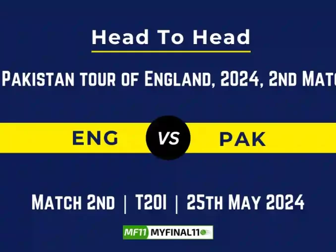 ENG vs PAK player battle, Head to Head Stats, Records for 2nd T20I Match