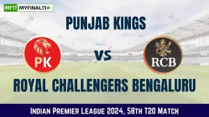 PBKS vs RCB Dream11 Prediction, In-Depth Analysis, Venue Stats - 58th Match IPL 2024