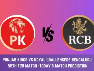 PBKS vs RCB Today Match Prediction, 58th T20 Match: Punjab Kings vs Royal Challengers Bengaluru Who Will Win Today Match?