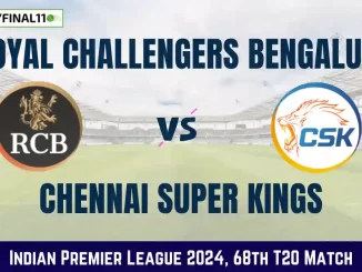 RCB vs CHE Dream11 Prediction, In-Depth Analysis, Venue Stats - 68th Match IPL 2024