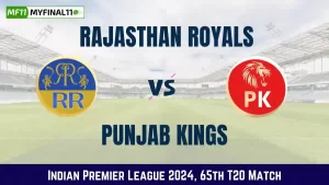 RR vs PBKS Dream11 Prediction, In-Depth Analysis, Venue Stats - 65th Match IPL 2024