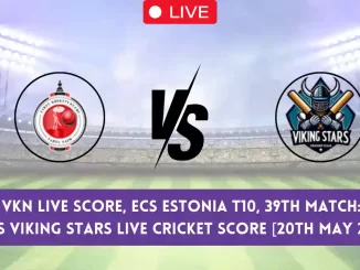 TCC vs VKN Live Score & Streaming Details, ECS Estonia T10, 39th Match: Tartu CC vs Viking Stars Live Cricket Score [20th May 2024]