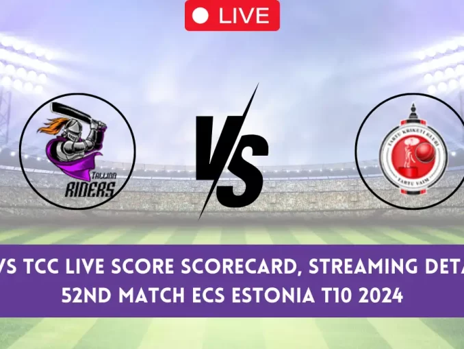 TSR vs TCC Live Score & Streaming Details, ECS Estonia T10, 52nd Match: Tallinn Super Riders vs Tartu CC Live Cricket Score [23rd May 2024]