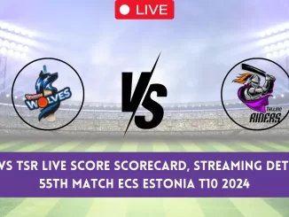 TTW vs TSR Live Score & Streaming Details, ECS Estonia T10, 55th Match: Tartu Wolves vs Tallinn Super Riders Live Cricket Score [23rd May 2024]