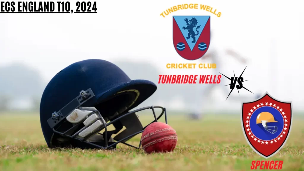TW vs SPE Player Battle/Record, Player Stats - Tunbridge Wells (TW) played against Spencer (SPE) in the 16th Match ECS England T10, 2024 tournament at Raynes Park Sports Ground, Wimbledon on May 30, 2024, at 2:15 PM.