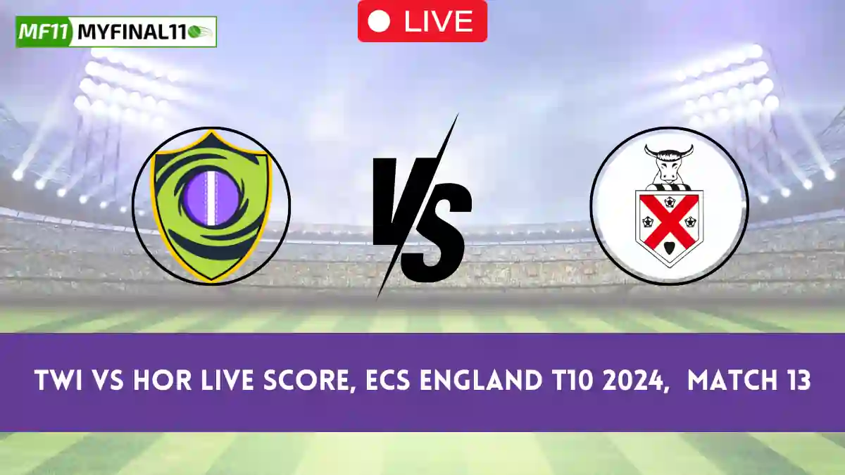 TWI vs HOR Live Score, ECS England T10 2024, Twickenham vs Hornchurch Live Cricket Score & Commentary - Match 13